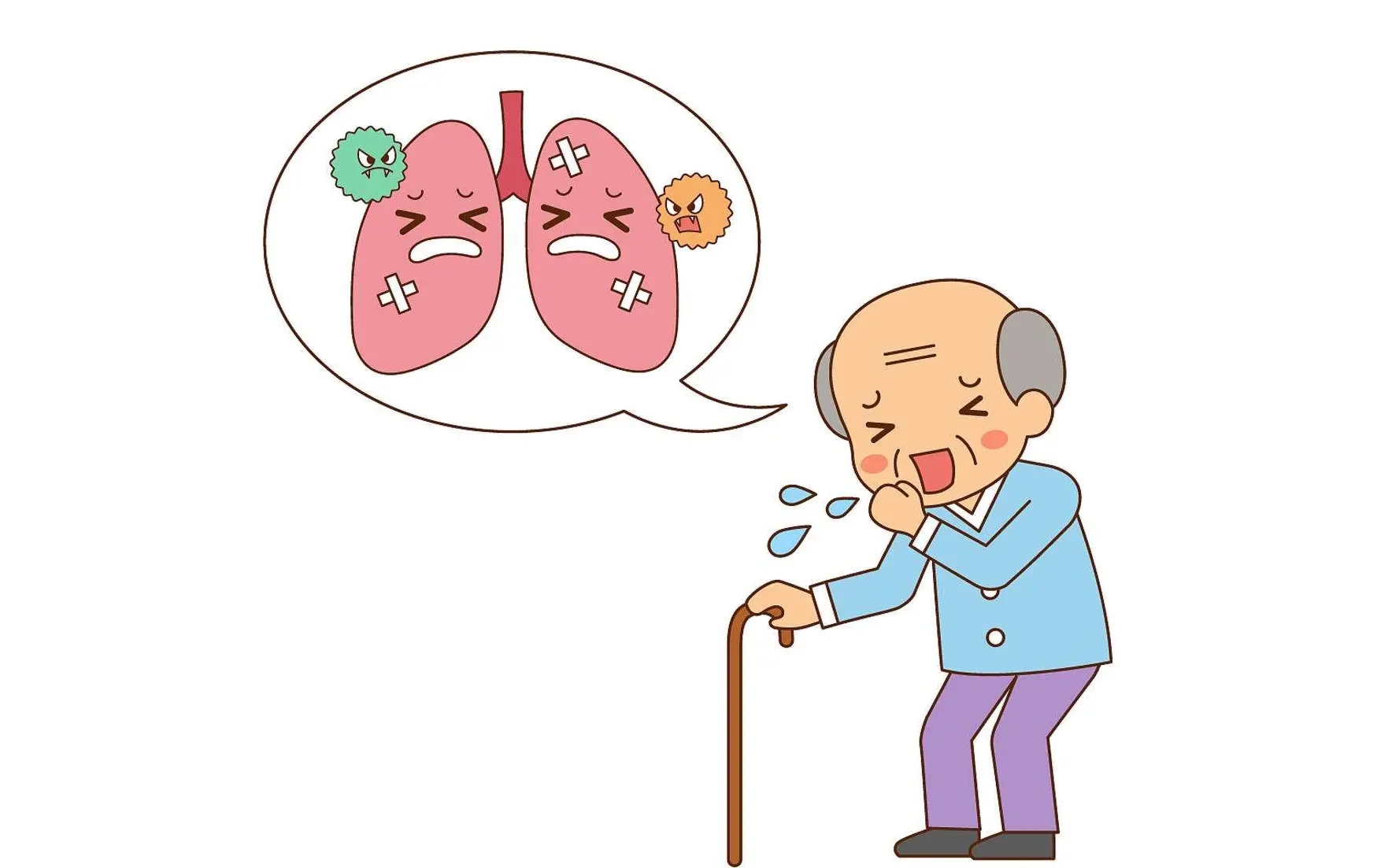慢性肺病患者
