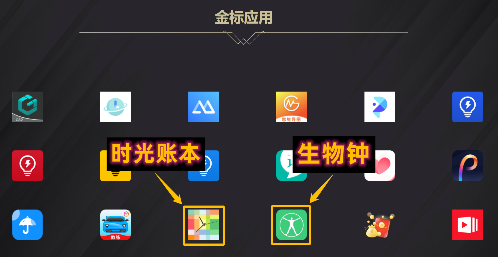 时光账本、生物钟金标认证