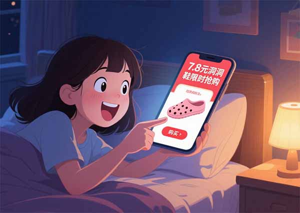 网购低价洞洞鞋