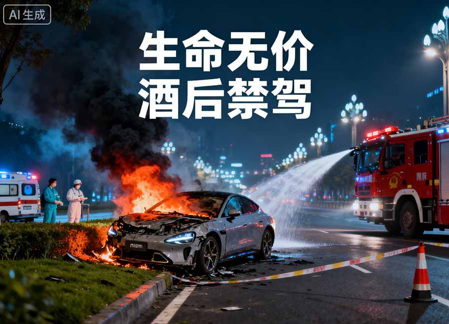 成都小米SU7事故敲响警钟:生命无价,酒后禁驾!