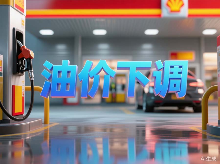 今日起汽车加油便宜啦！汽、柴油每升分别下调0.21元和0.22元