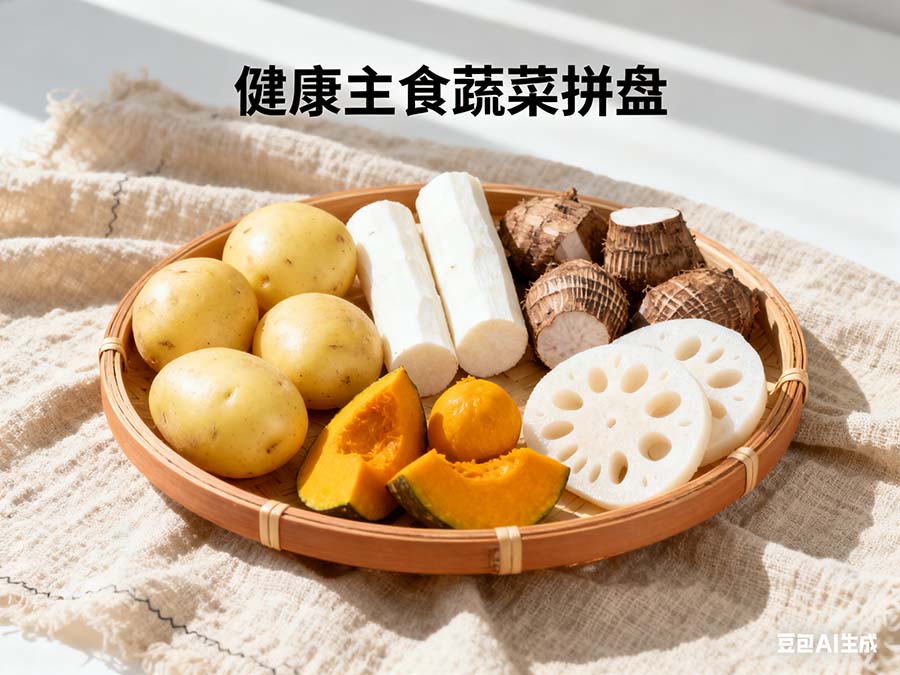 低GI主食推荐！5 种蔬菜替代精米白面，控糖控重稳血脂