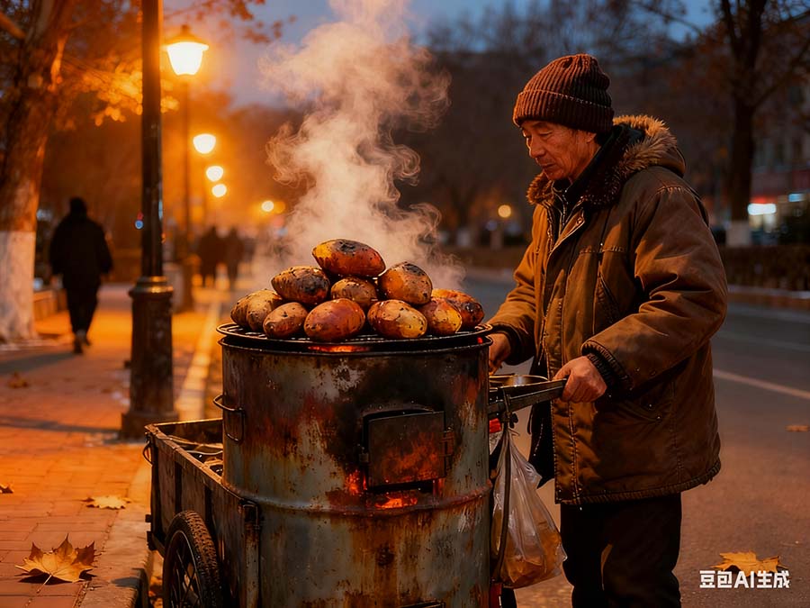 街边烤红薯