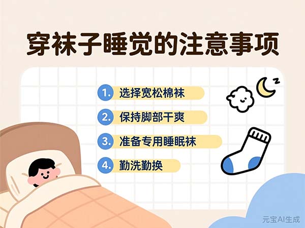 穿袜子睡觉注意事项