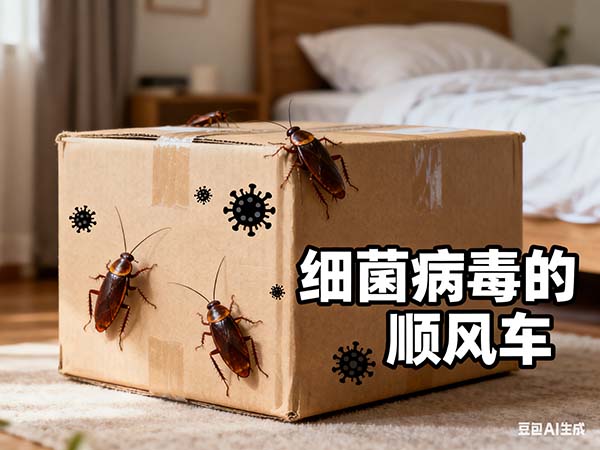 纸箱细菌病毒