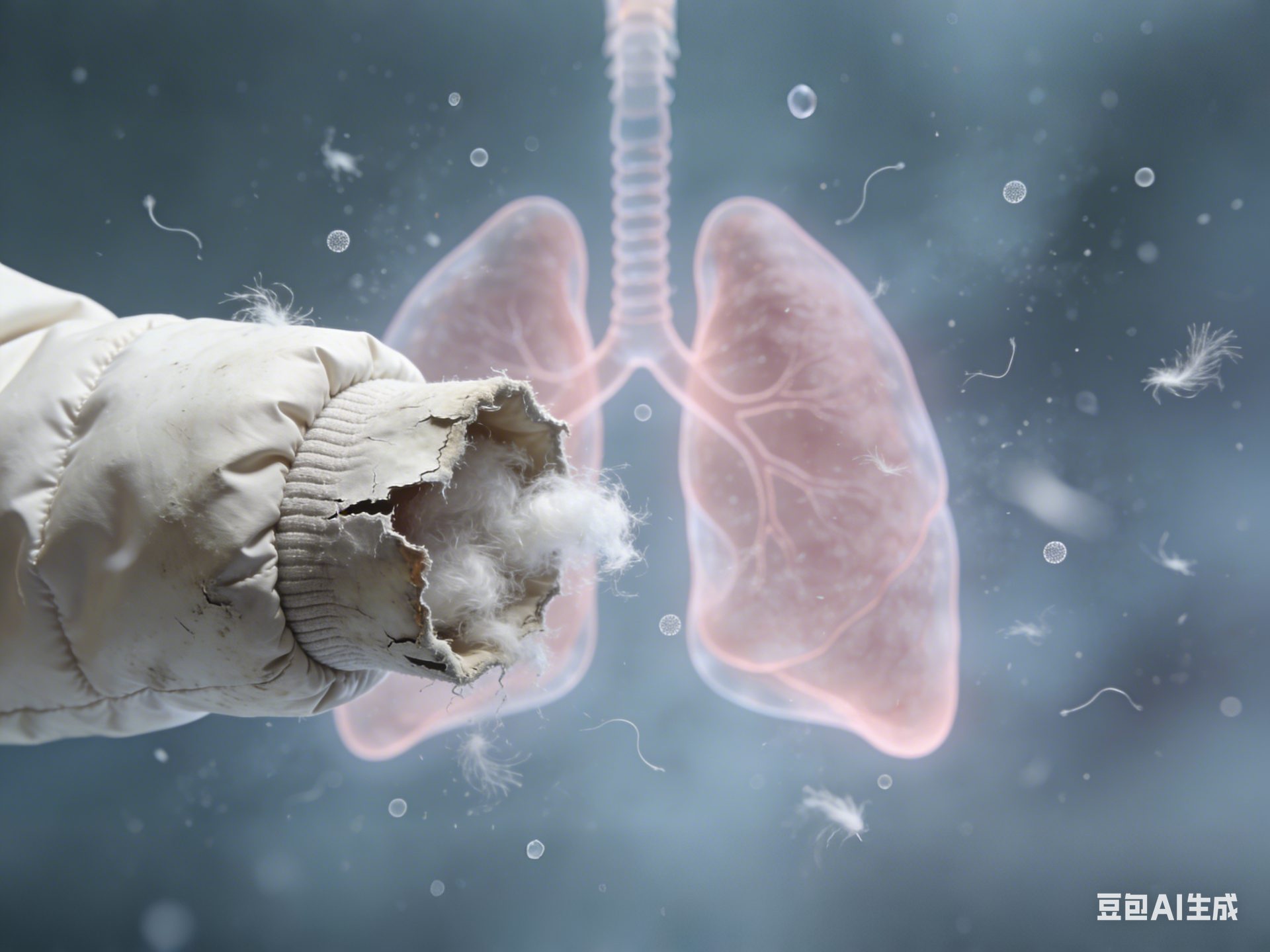 男子穿破损羽绒服确诊“羽绒肺”，过量吸入微小羽绒蛋白