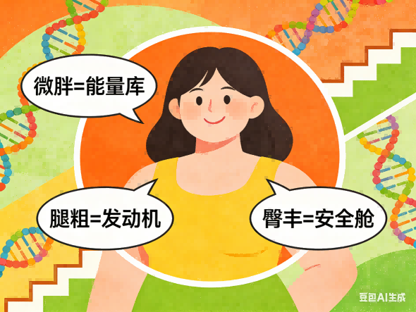 微胖、腿粗、屁股大……你以为的身材缺点，可能是中了“基因彩票”！