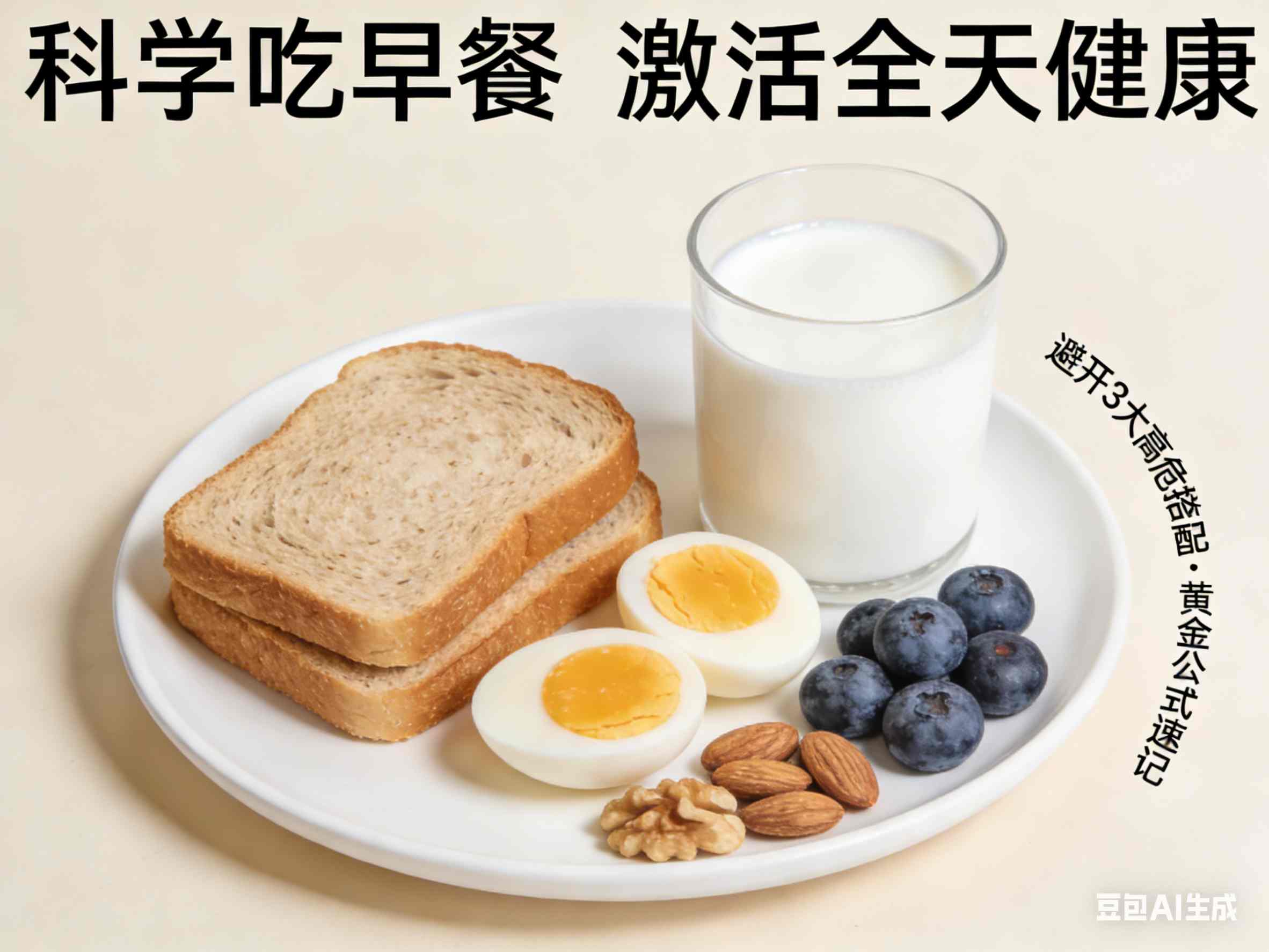 这3种不健康的早餐搭配别再吃了， 科学吃法快来学习！