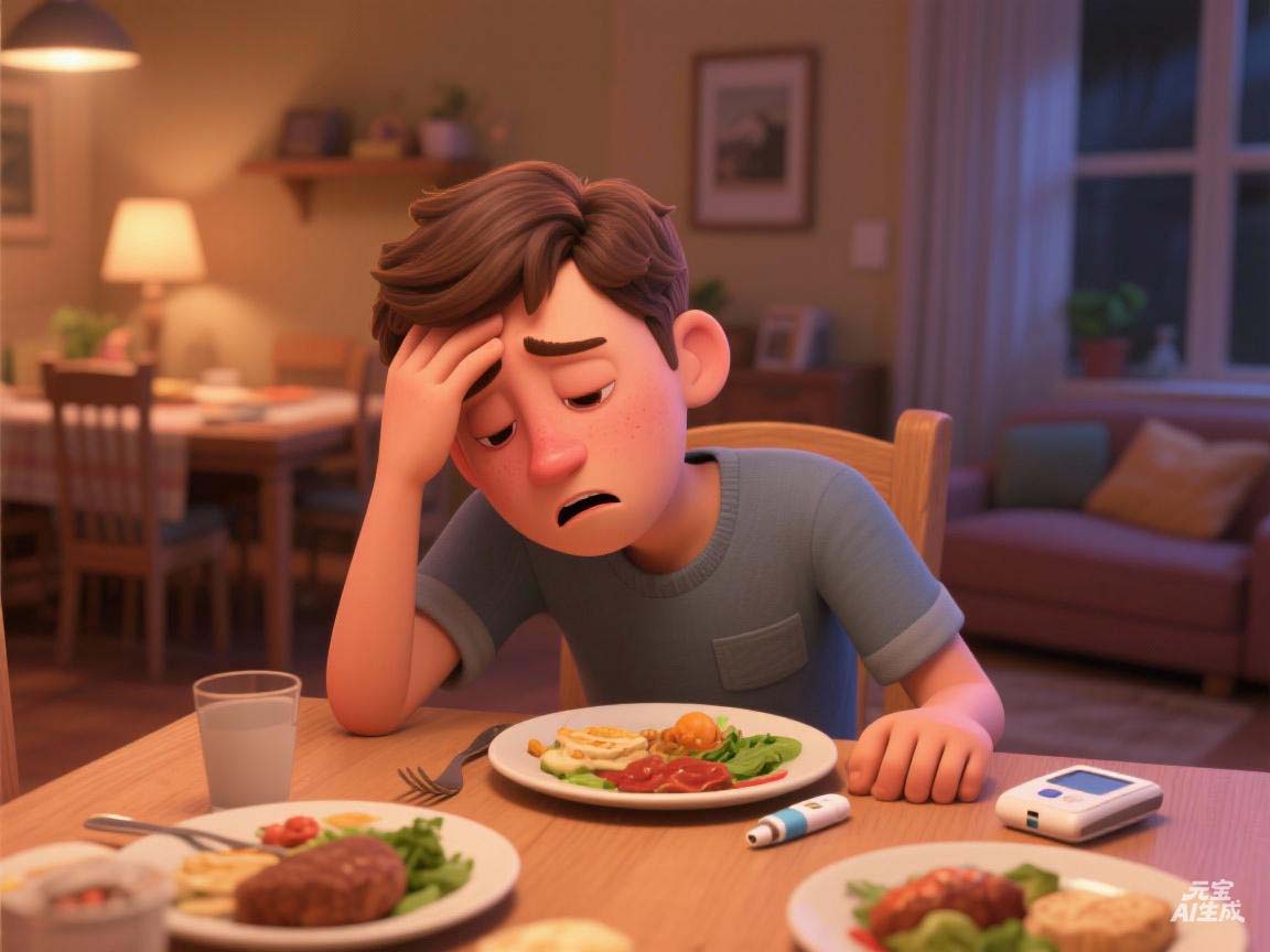 饭后头晕心慌手发抖？警惕“餐后低血糖”作祟
