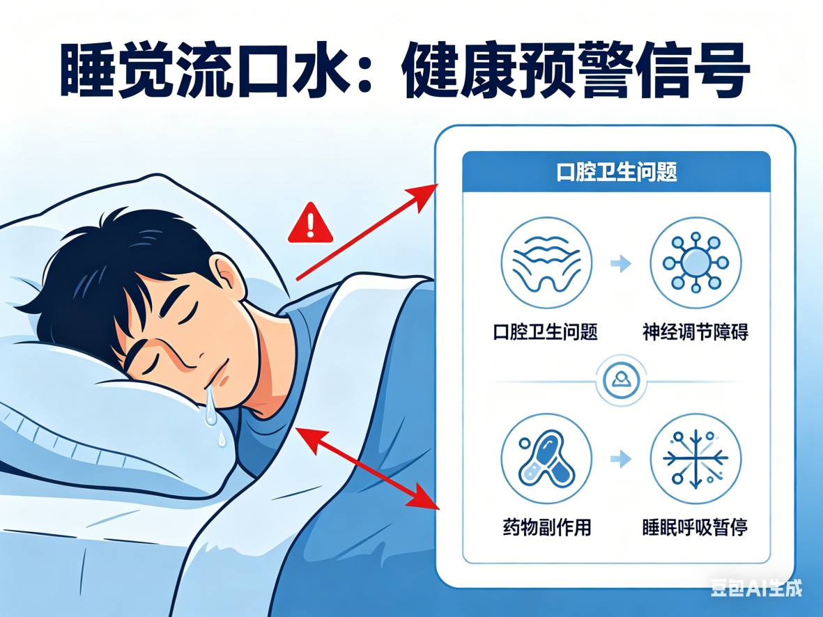 睡觉总流口水？别不当回事，可能是4种病的信号