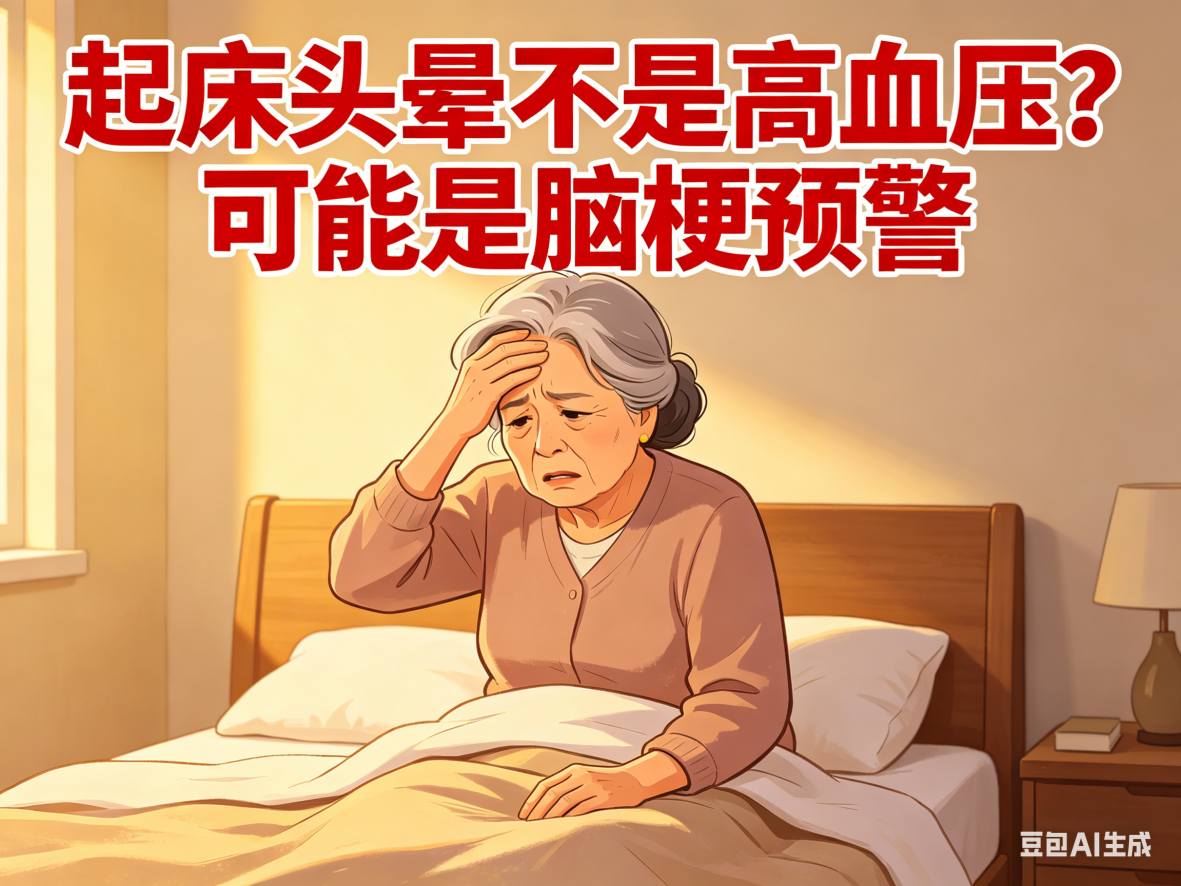 只是起床头晕几秒？医生一句话点醒：这可能不是高血压